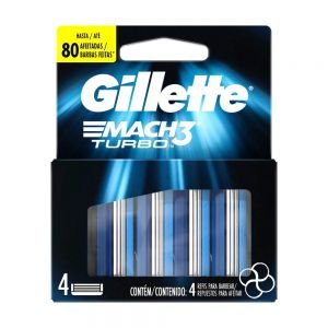 Gillette Mach 3 Turbo Razor 4s